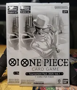 ONE PIECE Card Game 2x Tournament Pack 2025 Vol. 1 Sealed English - Image 1
