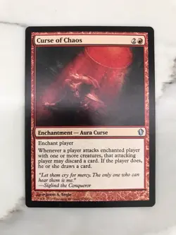 Curse of Chaos MTG Magic the Gathering Card NM Near Mint Commander 2013 - Image 1