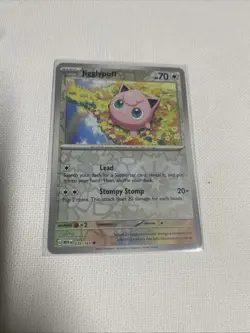 039/165 Jigglypuff : (Reverse Holo) Card : SV03.5 151 Pokemon Trading Card Game - Image 1