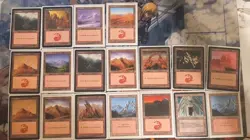 Magic The Gathering Vintage Land Lot Of 20 Cards - Rare - WOTC - Multiple Sets - Image 1