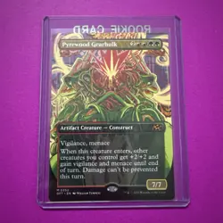 Pyrewood Gearhulk - Borderless N/M Aetherdrift MTG Magic The Gathering Card - Image 1