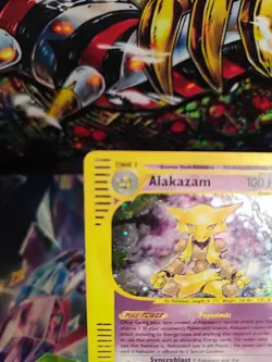 Alakazam Holo 1/165 Expedition Base Set Pokemon Card 2002 - Image 4