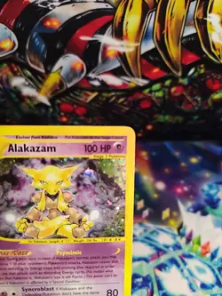 Alakazam Holo 1/165 Expedition Base Set Pokemon Card 2002 - Image 5