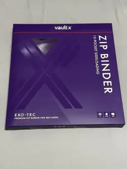 Vault X Exo-Tec Zip Binder SV1 (Unlimited) 12-Pocket - 480 Cards - Image 1