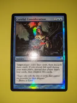 FOIL Careful Consideration x1 Time Spiral 1x Magic the Gathering MTG - Image 1