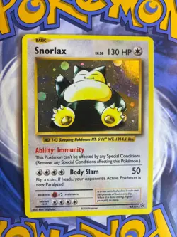 Pokemon TCG Snorlax XY179 Black Star Promo Rare Evolutions - MP - Image 1