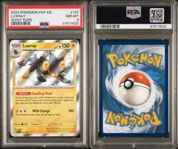 Pokemon Luxray 137/091 PSA 8 NM-MT Paldean Fates Shiny Holo Rare - Image 3