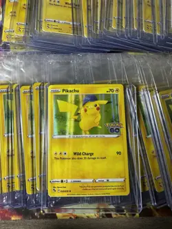 2022 Pikachu 028/078 Pokemon Go GameStop Pre Release Promo Sealed X50 - Image 2