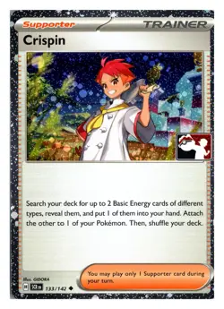Crispin 133/142 UC Prize Pack Series Cards Holo NM - Image 1
