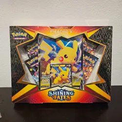 Pokemon TCG Shining Fates Pikachu V Box Collection - Factory Sealed - Image 1