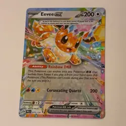 Pokemon Eevee EX #75/131 Prismatic Evolutions Double Rare Card - Image 3