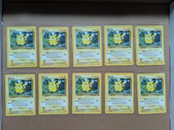 300+ Vintage Pokemon Card Lot 1999 WOTC Jungle and Fossil LP/EX - 10 Pikachu - Image 1