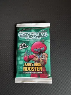 Cataclysm Arcade TCG Kickstarter Early Bird 15 Card Booster Pack SEALED - Image 1