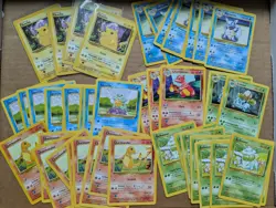 300+ Vintage Pokemon Card Lot 1999 WOTC Base - Starters and Pikachu LP/EX - Image 1