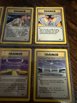 Pokemon TCG 2000 Gym Challenge Trainer Card Lot of 8 - Vintage, Near-Mint - Image 3