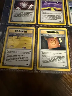 Pokemon TCG 2000 Gym Challenge Trainer Card Lot of 8 - Vintage, Near-Mint - Image 4