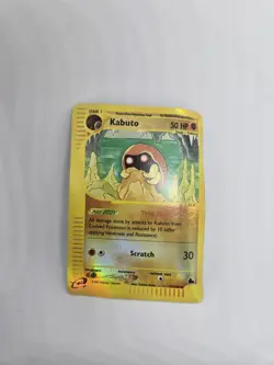 Kabuto 37/144 Skyridge 2003 Reverse Holo e-series Pokemon Card TCG DmG - Image 1