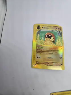 Kabuto 37/144 Skyridge 2003 Reverse Holo e-series Pokemon Card TCG DmG - Image 3