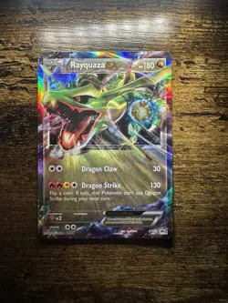 Rayquaza EX XY73 XY Black Star Promo Holo Pokemon Card LP - Image 1