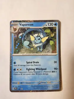 Vaporeon - 168 (Cosmos Holo) 168 Sv: Scarlet & Violet Promo Cards Holo - Image 1