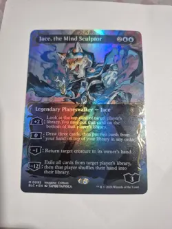 Jace, the Mind Sculptor (Borderless) (Raised Foil) - COBL MTG - Near Mint - Image 1