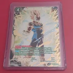 Bandai Dragon Ball Super CG BT11-005 Vegeta Rare Foil Battle Card EN 20K - Image 1
