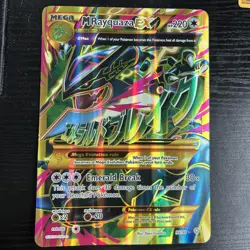 Pokemon JUMBO/Oversized Card Mega M Rayquaza EX Full Art XY 98/98 - Image 1