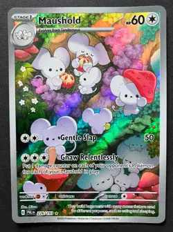 Maushold 226/193 Paldea Evolved FULL ART ILLUSTRATION RARE HOLO Pokemon Card NM - Image 1