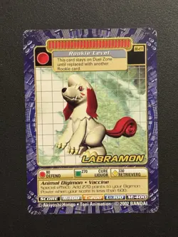 Digimon Labramon Bo-271 - Series 6 Digi-Battle Non Holo Card - Image 1