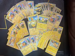 100x Pikachu Pokemon TCG Non Holo Card Lot - - Image 2