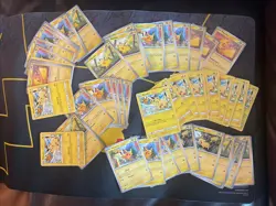 100x Pikachu Pokemon TCG Non Holo Card Lot - - Image 3