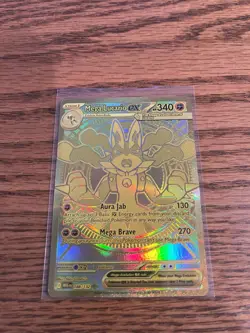 Pokemon MEGA LUCARIO EX 188/132 PACK FRESH MINT CONDITION English Secret Rare - Image 1