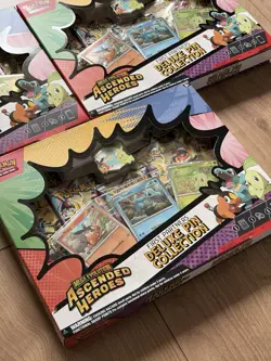 ✅BRAND NEW | 3x Pokemon TCG Mega Evolution Ascended Heroes Deluxe Pin Collection - Image 2