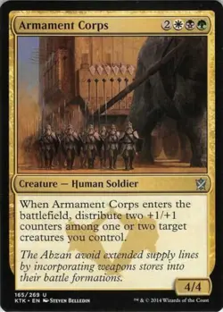 X4 Armament Corps Khans of Tarkir LP/NM MTG Magic DNA GAMES - Image 1