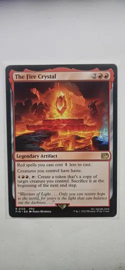 MTG The Fire Crystal Final Fantasy Regular #135 NM/M - Image 1