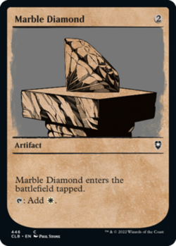 Marble Diamond - Foil - Showcase x1 - Commander Legends: Battle for Baldur's Gat - Image 1