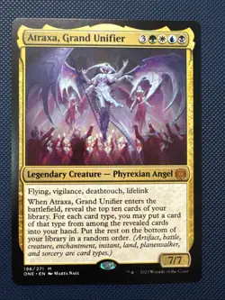 MTG Atraxa, Grand Unifier - Phyrexia: All Will Be One (ONE) NM - Image 1