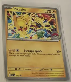 Pokemon Pikachu Promo 2025 World Championships SVP EN 225 Pokemon Worlds 🔥🔥🔥 - Image 1