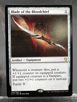 MTG Blade of the Bloodchief (C17) Commander 2017 Regular Rare 204/309 - Image 1