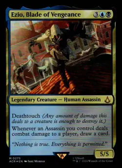 Ezio, Blade of Vengeance Foil M Universes Beyond: Assassin's Creed 275 NM - Image 1