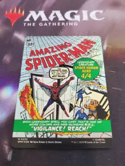 Mtg. Peter Parker. #232. Foil Borderless. Marvel's Spider-Man. Pack Fresh - Image 2