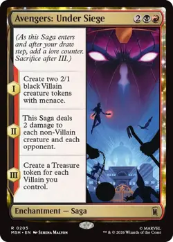 Avengers: Under Siege - Foil Light Play, English Magic the Gathering MTG Marvel - Image 1