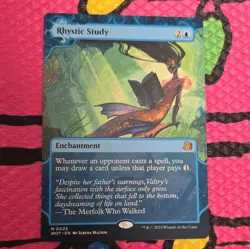 Wizards of the Coast Rhystic Study MTG Enchanting Tales M0025 Alt Art - Image 1