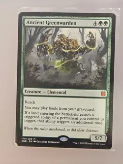 Wizards of the Coast Ancient Greenwarden 178/280 Mythic Zendikar Rising MTG - Image 1