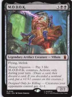 M.O.D.O.K. 106 Mythic Marvel Super Heroes Magic: The Gathering Near Mint - Image 1