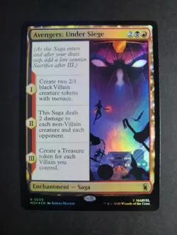 Avengers: Under Siege (Foil) Rare MTG Marvel Super Heroes - Image 1
