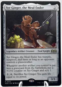 Syr Ginger, the Meal Ender 0252 Wilds of Eldraine WOE MTG NM - Image 1