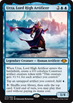 1x MTG Urza, Lord High Artificer Near Mint, English - Modern Horizons - Image 1