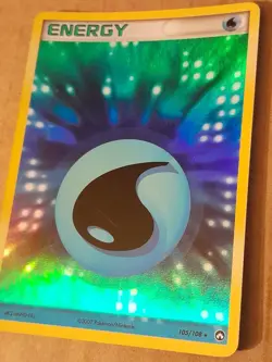 Pokemon Water Energy 105/108 ex Power Keepers Holo LP-NM See Pictures B1 - Image 2