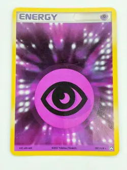 PSYCHIC ENERGY LP 107/108 HOLO RARE POWER KEEPERS POKEMON HOLO - Image 1